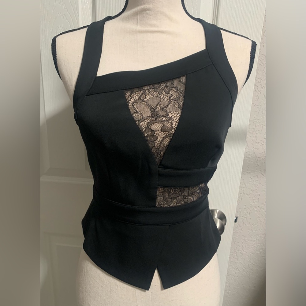 SOLD! Gorgeous black lace Top